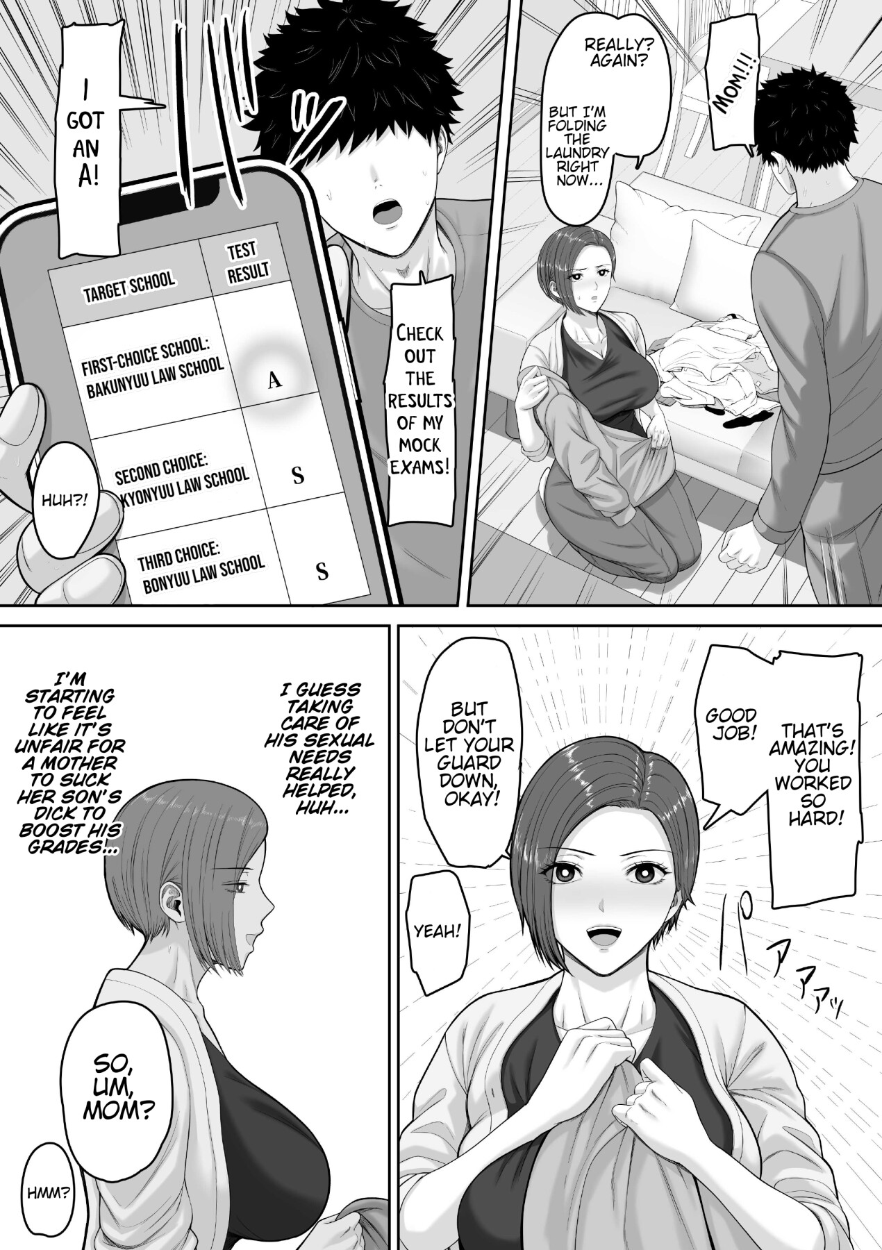 Hentai Manga Comic-The story of how my seriously huge-breasted police sergeant mom milked my dick with her pussy.-Read-21